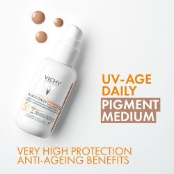 Vichy Capital Uv-Age Daily Protector Solar Color Tono Medio SPF50+ 40ml