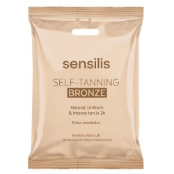 Sensilis Self Tanning Bronze 6 Toallitas Pack