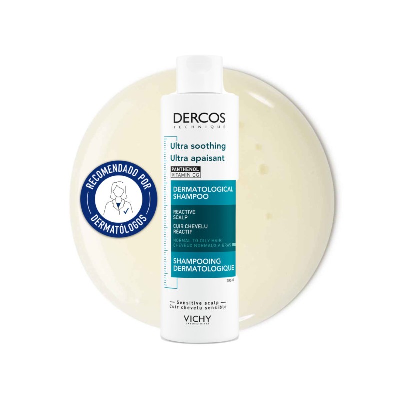 Dercos Champú Ultra Calmante Uso Frecuente Cabello Normal a Graso 200ml Dercos Champú Ultra Calmante Uso Frecuente Cabello Normal a Graso 200ml