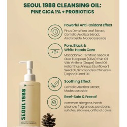 K-Secret Seoul 1988 Aceite limpiador Pine CICA 1% + Probiotics 200ml