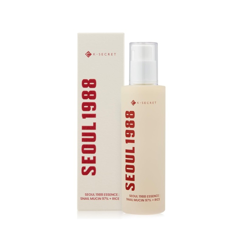 K-Secret Seoul 1988 Esencia Snail Mucin 97% + Rice 100ml K-Secret Seoul 1988 Esencia Snail Mucin 97% + Rice 100ml
