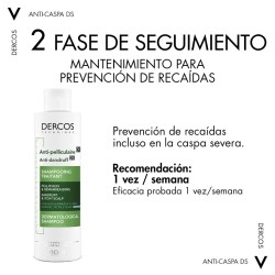 Dercos Vichy Champu Anticaspa Cabello Graso 390 ml