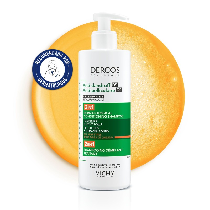 Dercos Champú Acondicionador Anticaspa DS 2 en 1 390ml Dercos Champú Acondicionador Anticaspa DS 2 en 1 390ml