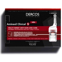 Dercos Aminexil Clinical 5 Hombre 21 Ampollas