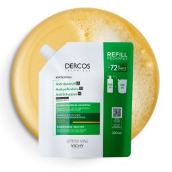 Dercos Champú Anticaspa Cabello Seco Eco Recarga 390ml