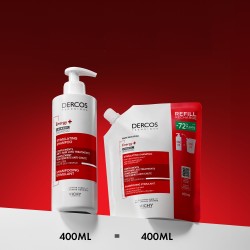 Dercos Champú Eco refill Energy+ 400ml