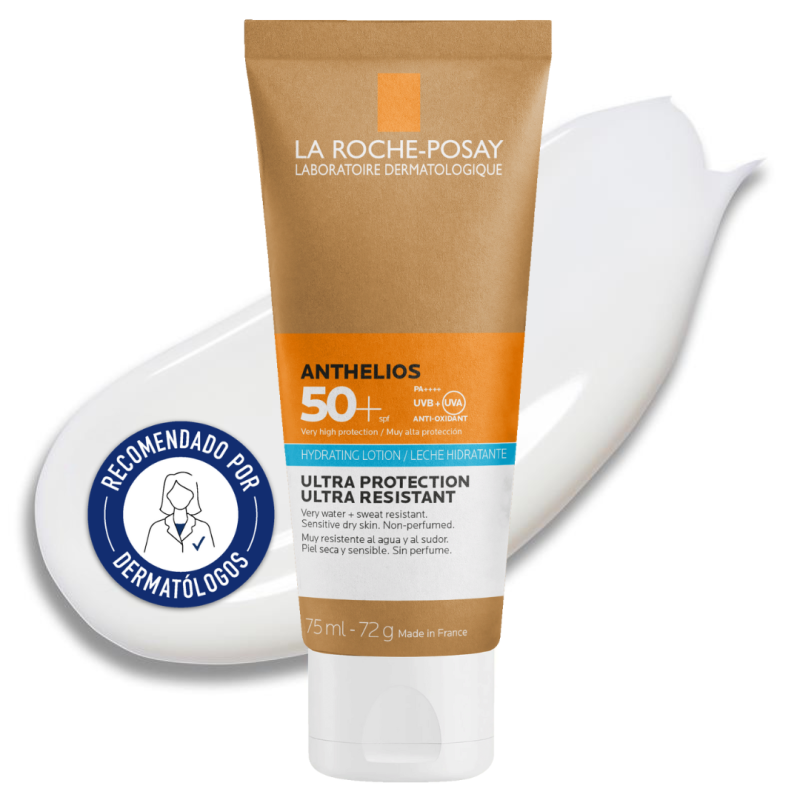 Anthelios Leche Solar Sin Perfume Piel Seca y Sensible SPF50+ 75ml Anthelios Leche Solar Sin Perfume Piel Seca y Sensible SPF50+ 75ml