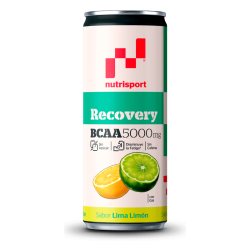 Nutrisport Recovery BCAA 5000mg Lima Limón Sin Cafeína 330ml x 12 Latas