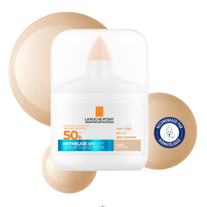Anthelios Uvair Sérum Protector Solar con Color Light 50ml Anthelios Uvair Sérum Protector Solar con Color Light 50ml