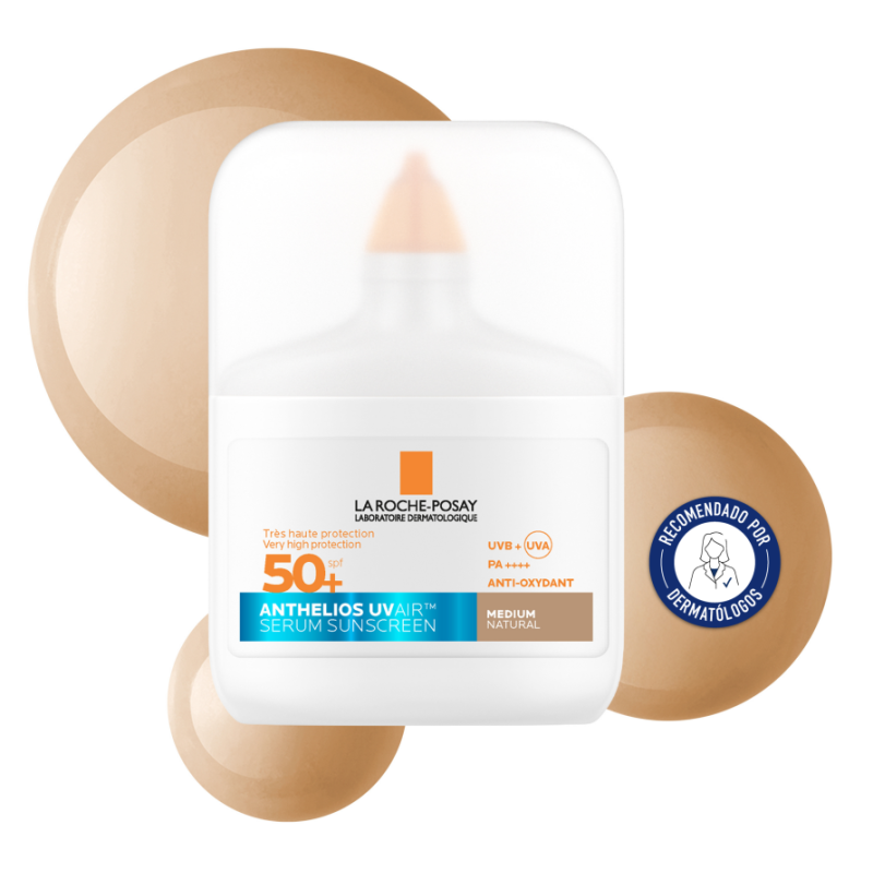 Anthelios Uvair Sérum Protector Solar con Color Medium 50ml Anthelios Uvair Sérum Protector Solar con Color Medium 50ml