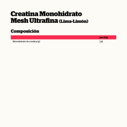 Nutrisport Creatina Monohidrato Mesh 200Gr Limon
