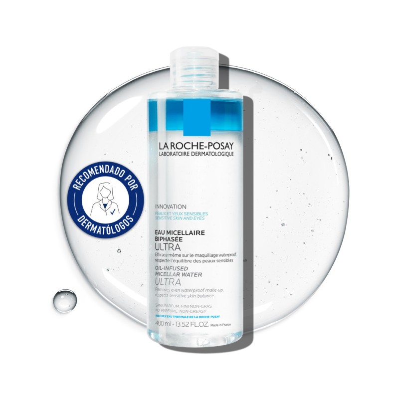 La Roche-Posay Agua Micelar Bifásica Oil Infused 400ml