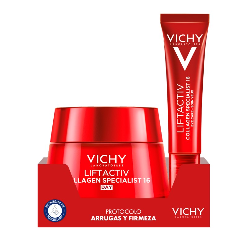 Vichy Rutina 2 Pasos Antiedad y Arrugas Crema + Contorno Vichy Rutina 2 Pasos Antiedad y Arrugas Crema + Contorno