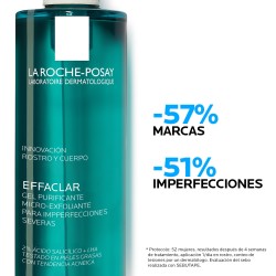 La Roche-Posay Effaclar Gel Purificante Micro Exfoliante 400ml