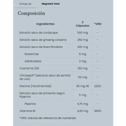 IVB Pack Energía Energy Up 60 Cápsulas + Magnesio Total 60 Cápsulas