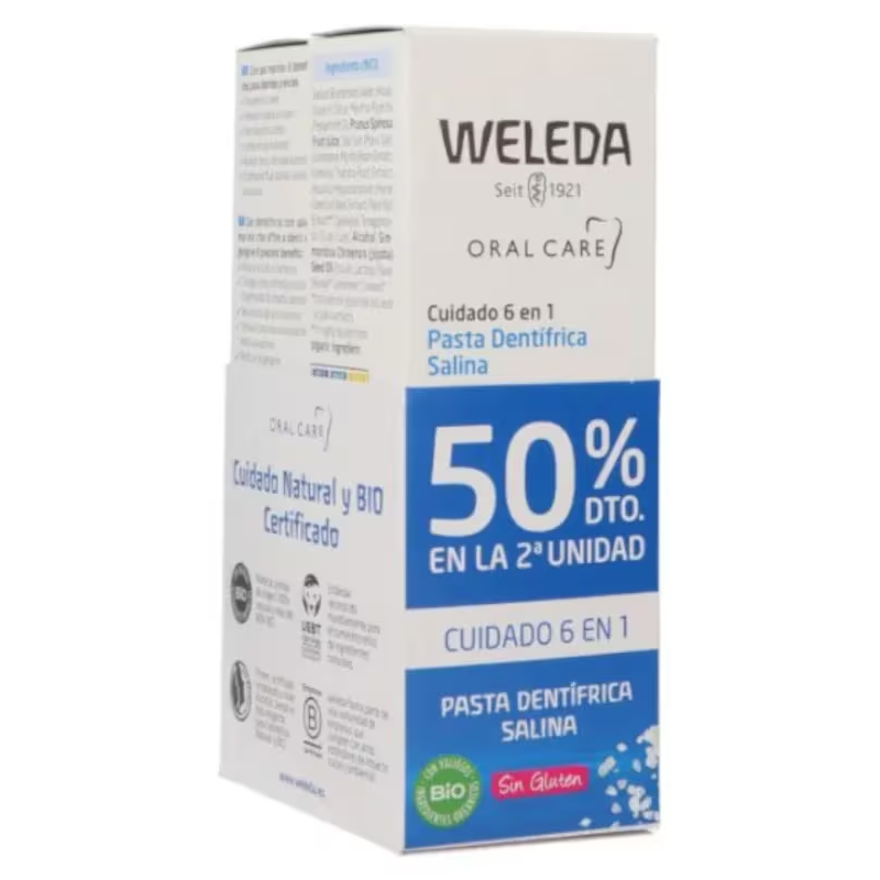 Weleda Pasta Dentifrica Salina 75ml+75ml Duplo Promocion Weleda Pasta Dentifrica Salina 75ml+75ml Duplo Promocion
