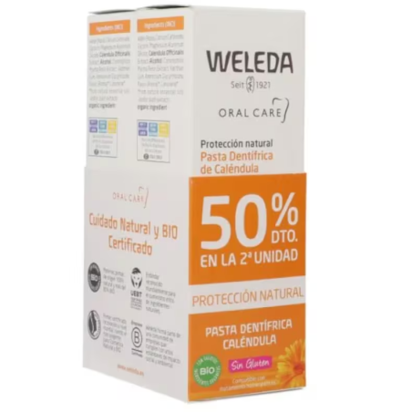 Weleda Pasta Dentifrica Calendula 75 ml+75ml Duplo Pomocion