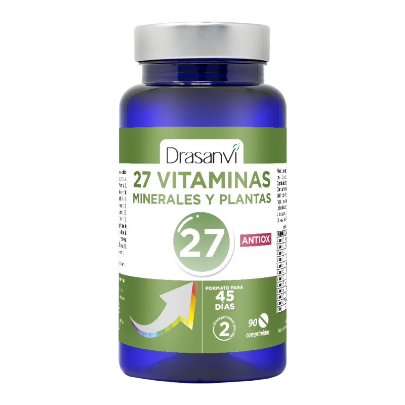 Drasanvi 27 Vitaminas + Minerales Antiox 90 Comprimidos