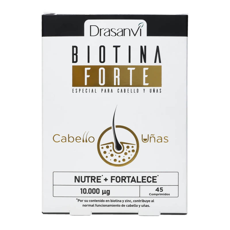 Drasanvi Biotina Forte 10.000 µg 45 Comprimidos