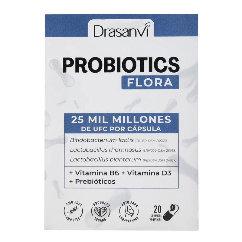 Drasanvi Probiotics Flora & Defensas 20 capsulas Drasanvi Probiotics Flora & Defensas 20 capsulas