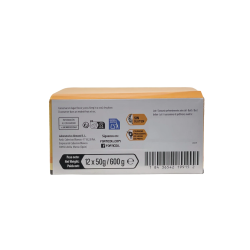 Forticoll Barrita de Chocolate de Proteína + Colágeno Naranja Caja 12 Unidades