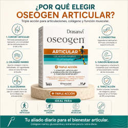 infografia Oseogen Articular 90 Comprimidos