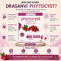 infografia Drasanvi Phytocyst 30 Comprimidos