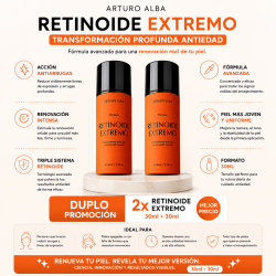 Arturo Alba Retinoide Extremo 30ml + 30ml Duplo Promoción