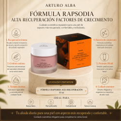 infografia Arturo Alba Formula Rapsodia Alta Recuperación Factores De Crecimiento 50ml