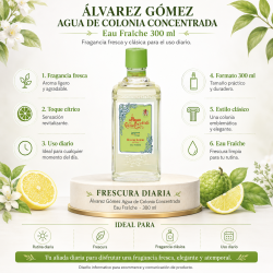 Álvarez Gómez Agua de Colonia Concentrada Eau Fraîche 300 ml