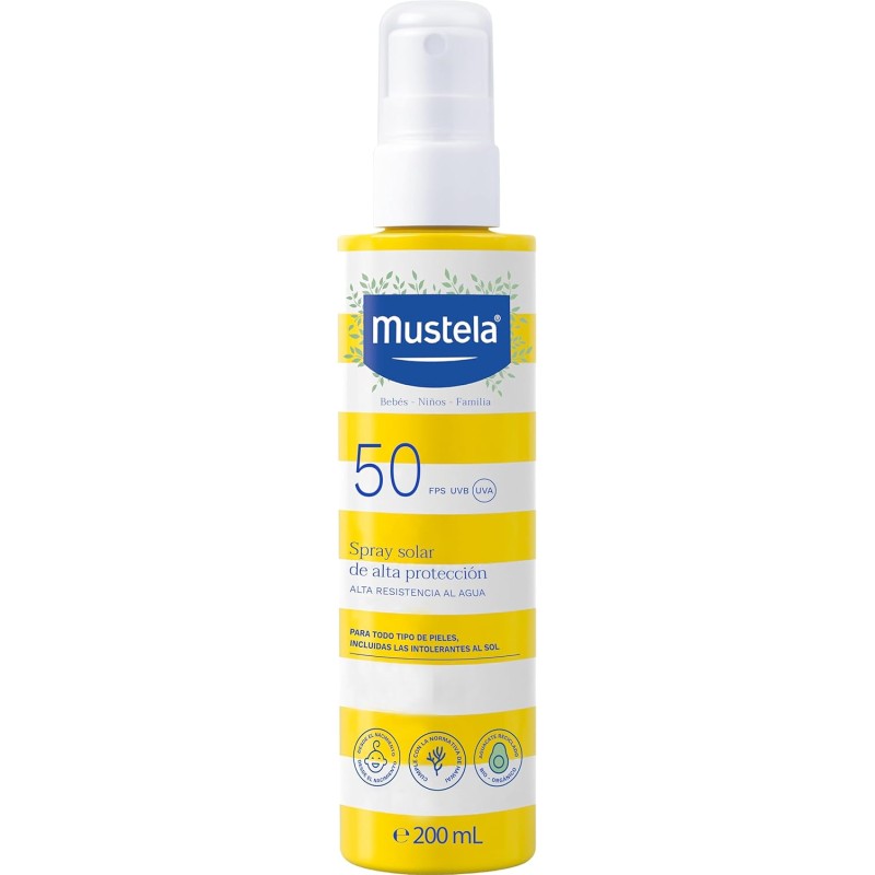 Mustela Leche Solar en Spray SPF50 200ml Mustela Leche Solar en Spray SPF50 200ml