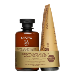 Apivita Pack Royal Jelly Elixir Champu 250ml + Acondicionador 150ml