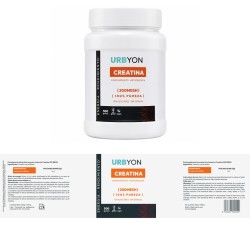 Urbyon Creatina Monohidrato Micronizada 200 Mesh 500g 166 Dosis