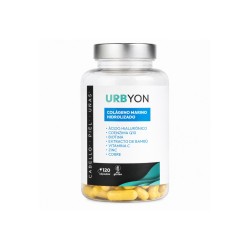 Urbyon Colágeno Marino Hidrolizado Ácido Hialurónico Coenzima Q10 120 Cápsulas