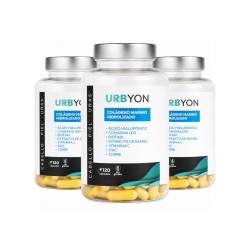 Urbyon Colágeno Marino Hidrolizado Ácido Hialurónico Coenzima Q10 120 Cápsulas - 2 Meses