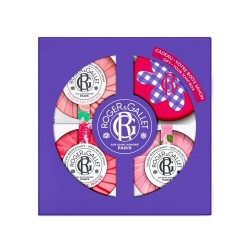 Roger & Gallet Estuche de Jabones Bienestar Fleur de Figuier, Gingembre Rouge y Rose