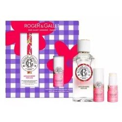 Roger & Gallet Gingembre Rouge Cofre Agua Perfumada 100 ml + Perfume Sólido Rose 5 g de Regalo