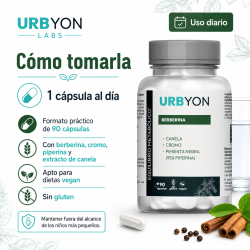 Urbyon Berberina 90 Cápsulas