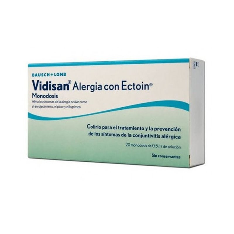 Vidisan Alergia con Ectoína 20 Monodosis Vidisan Alergia con Ectoína 20 Monodosis