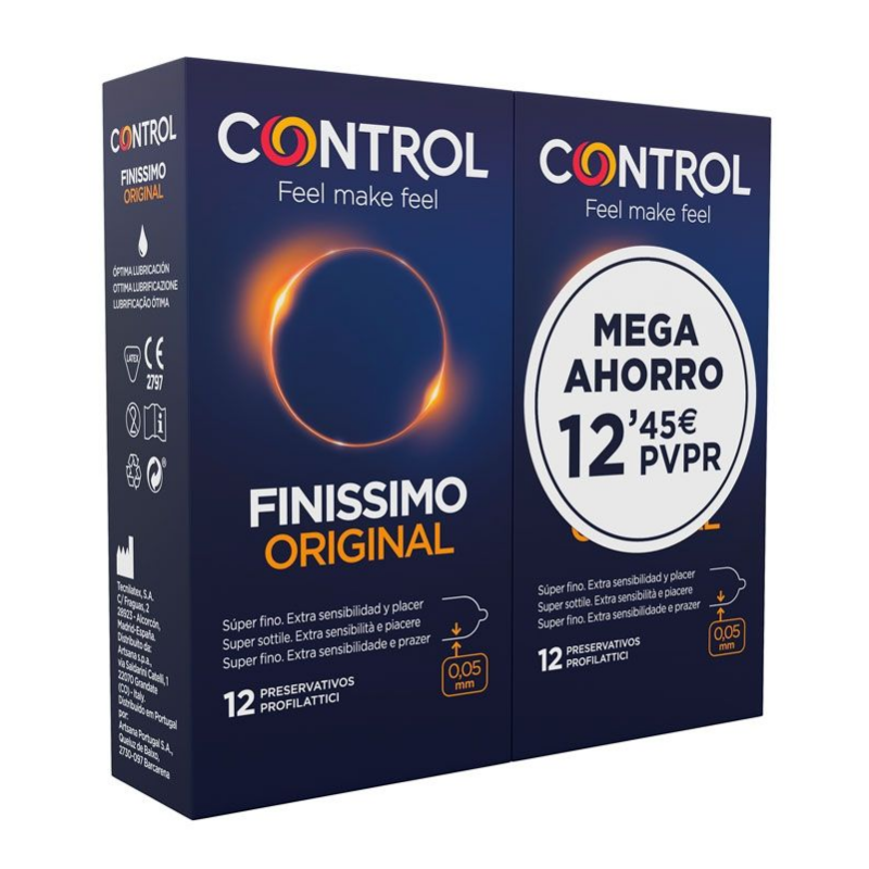 Control Preservativos Finissimo 12+12 Duplo Promoción Control Preservativos Finissimo 12+12 Duplo Promoción