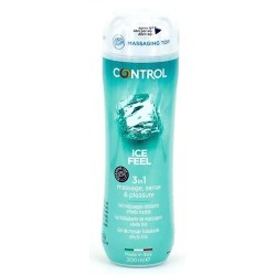Control Gel Masaje Lubricante Ice Feel Efecto Frio 200 ml