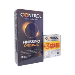 Control Preservativos Finissimo 12 unidades + 3 Unidades Regalo