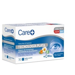 Care+ Toallitas Oftálmicas Tecnología Plata 30 Unidades