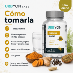 Urbyon Curcuma digest 150 Cápsulas