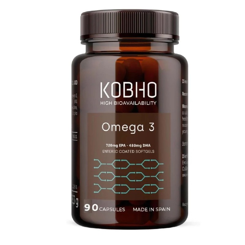 Kobho Omega 3 90 Cápsulas Formato XL Kobho Omega 3 90 Cápsulas Formato XL