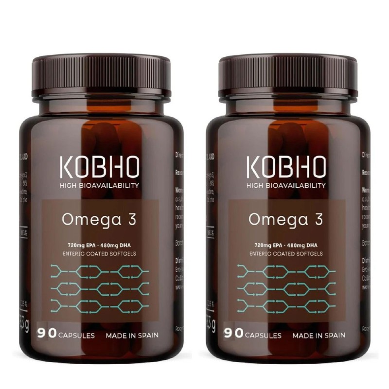 Kobho Omega 3 90 +90 Cápsulas Formato XL Duplo Promocion Kobho Omega 3 90 +90 Cápsulas Formato XL Duplo Promocion