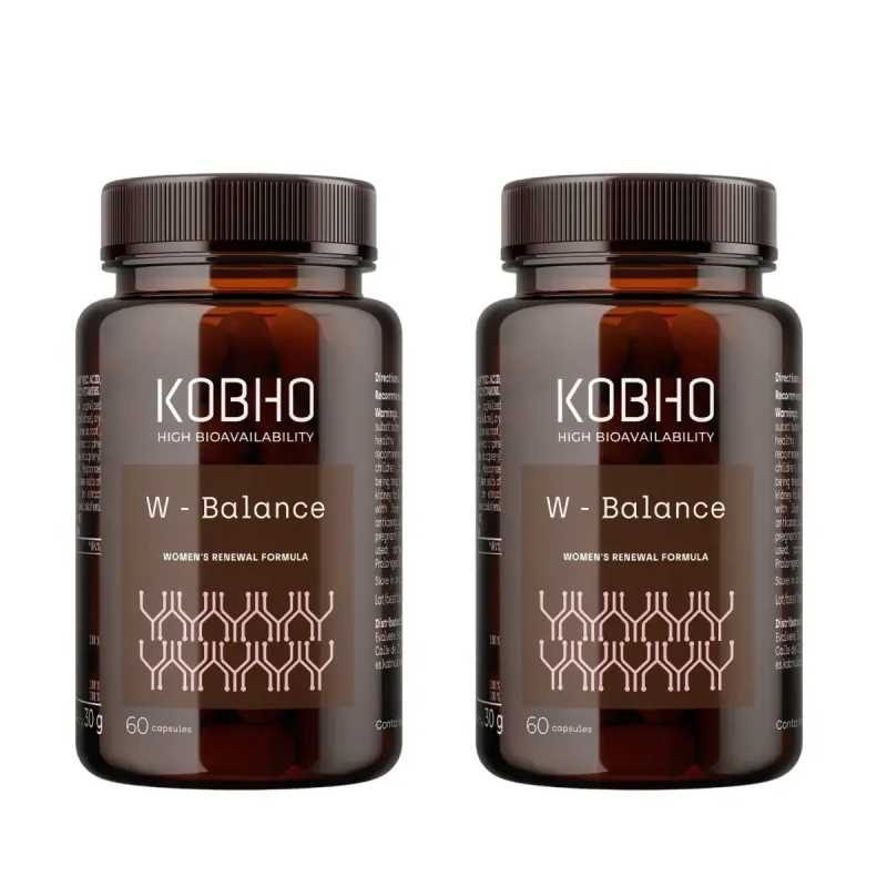 Kobho W Balance 60 + 60 Cápsulas Duplo Promoción