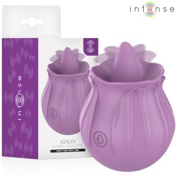 Intense Azalea Flor Estimulador Lengua Base Magnética