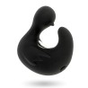 Black&Silver Dedal Pato Estimulador De Silicona Recargable Duckymania