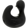 Black&Silver Dedal Pato Estimulador De Silicona Recargable Duckymania